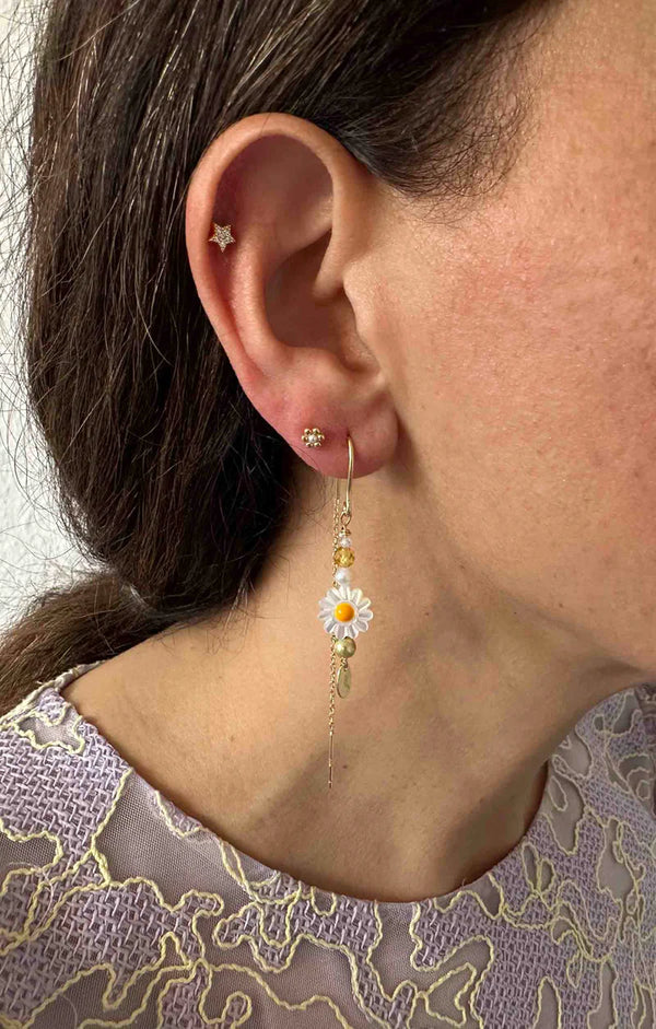 NUNI COPENHAGEN houston flower earring