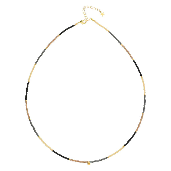 NUNI COPENHAGEN line necklace blackie