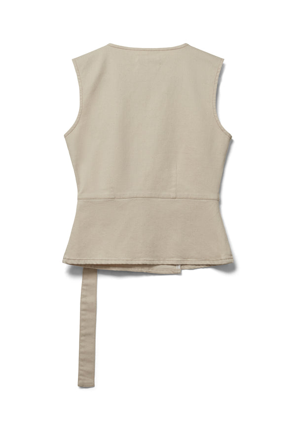 BLANCHE sable-bl wrap top plaza taupe