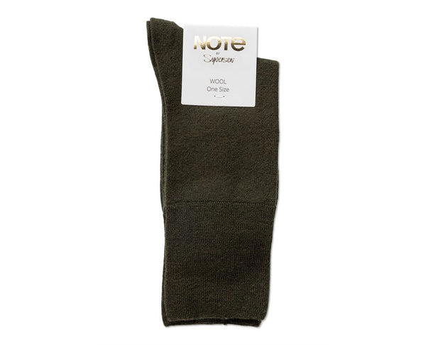 NOTE Wool comfort top olive