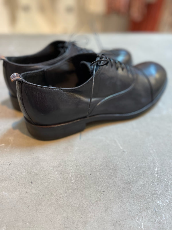 MOMA black cusna allacciata shoe