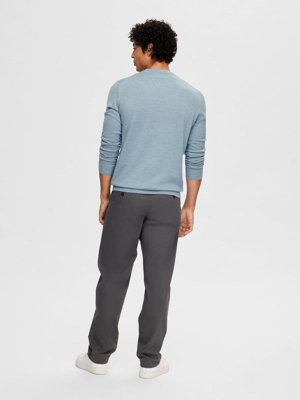 SELECTED HOMME TOWN MERINO CREW NECK KNIT