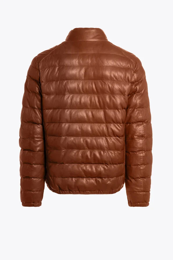 PJS ernie brown leather jacket