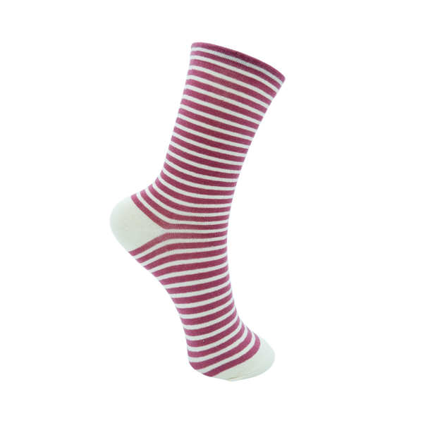 BLACK COLOUR Alaska striped sock baroque