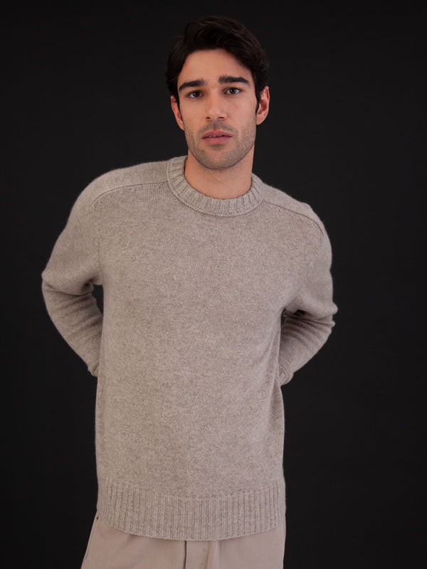 FtC TAUPE CREW NECK PULLOVER