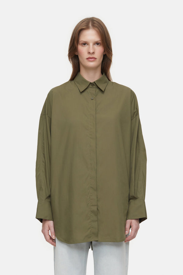 CLOSED open back blouse army