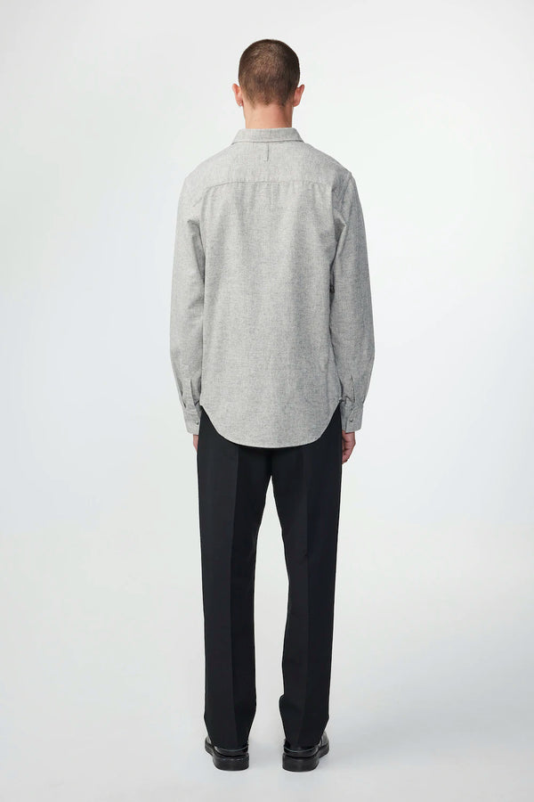 NN.07 cohen grey flannel shirt