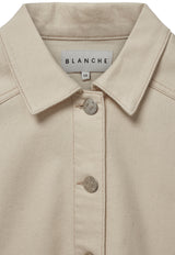 BLANCHE kant-BL sable denim jacket