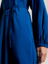 TOMMY HILFIGER textured modal dress indigo