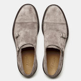 AHLER TAUPE SUEDE MONK STRAP