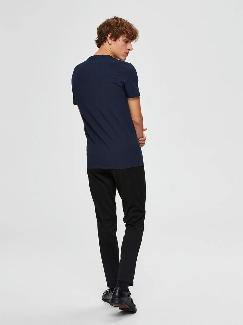 selected homme SHDPIMA SS TEE NOOS NIGHT SKY
