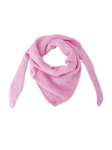 BLACK COLOUR TRIANGLE KNITTED SCARF L PINK