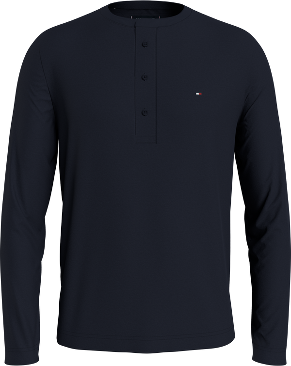 TOMMY HILFIGER NAVY CLASSIC HENLEY TEE