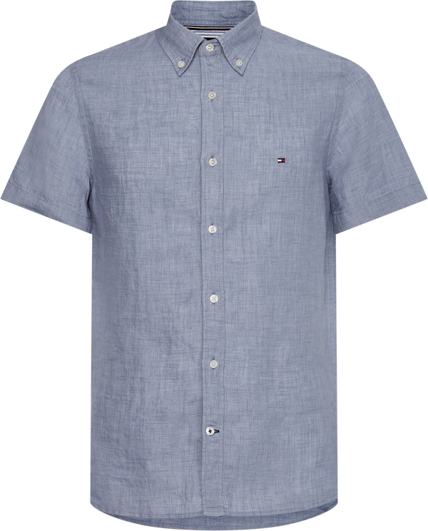TOMMY HILFIGER PIGMENT DYED LINEN S/S SHIRT