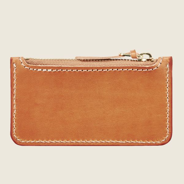 RED WING SHOES ZIPPER POUCH LONDON TAN