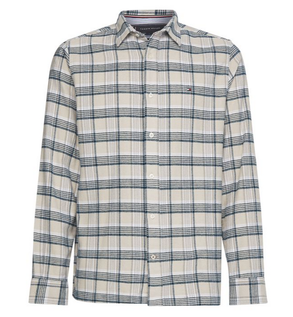 TOMMY HILFIGER HEAVY TWILL LOOK CHECK SHIRT